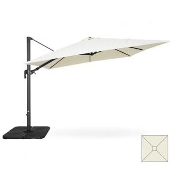 Parasol Jardín Excéntrico 3x3 Cuadrado de Aluminio para Bar y Hotel Viena