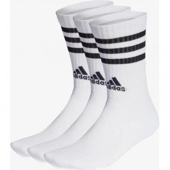 Adidas Core SPW Crew 3 Pack Socks White/Black 4.5-6 Unisex