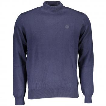 North Sails Eco-friendly Blue Turtleneck Sweater - XL