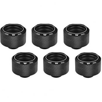 Thermaltake Pacific C-PRO G1/4 - Accesorio de Sistema de Refrigeración para Ordenador, Tubo de Compresión PETG de 16mm OD, Color Negro