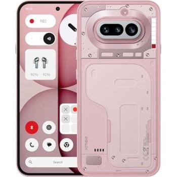 Smartphone Nothing Phone 4a 5G Rosa 6.78 AMOLED LTPS, 12GB RAM, 256GB, Snapdragon 7s Gen 4, Dual SIM, Batería de 5400 mAh