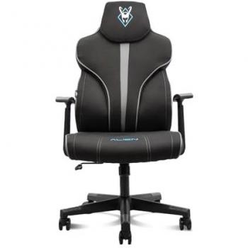 Silla Gaming Woxter Stinger Alien Titanium Ergonométrica con Reposabrazos y Altura Ajustable