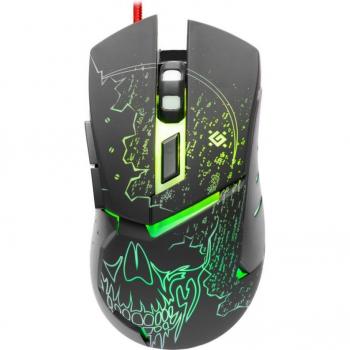 Ratón Gaming Defender Alfa GM-703L 3200DPI Negro