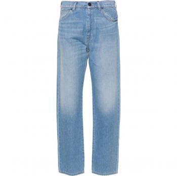 Max Mara Women's Straight Denim Jeans in Grey | Size 40 | 11860133600ECCELSO009
