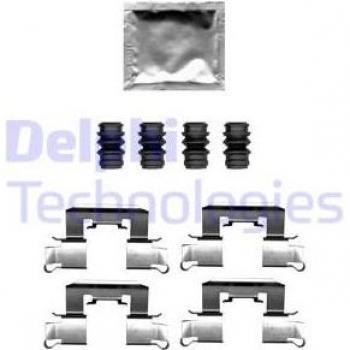 Kit de reparación de pastillas de freno DELPHI LX0710