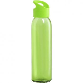 Bidón DAM Tinof de 470ml con cuerpo de cristal y tapón a rosca.