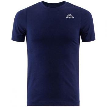 Kappa Logo Cafers Slim Camiseta, Hombre, Turquesa, M