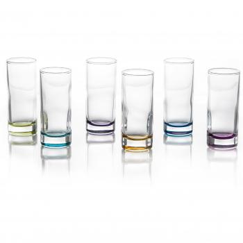 Color 2.5 Oz. S/6 Shot Glas by CIRCLE GLASS