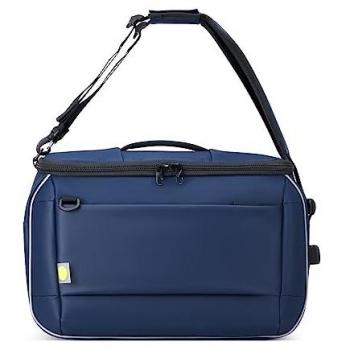 Bolsa de viaje Delsey Aventure 47L azul marino, mochila unisex, 30x53x28 cm