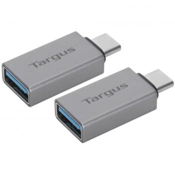 Targus ACA979GL USB-C to USB-A Adapter, USB 3.2 Gen 1 (3.1 Gen 1) Interface Card, Male to Female - Pack of 2