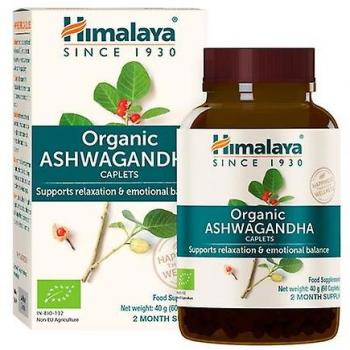 Himalaya Herbals Ashwagandha orgánico 60 cápsulas