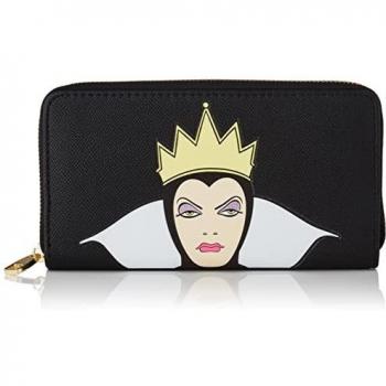 Snow Blanca Purse Evil Queen Nuevo Oficial Disney Negro Cremallera Around