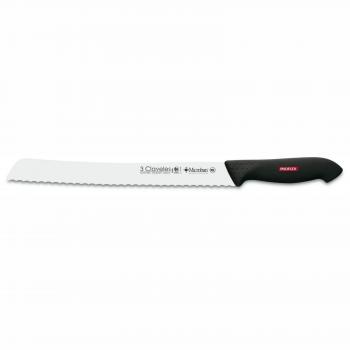 Cuchillo Profesional Panero 25 cm con Mango Negro - 3 Claveles Proflex 8286