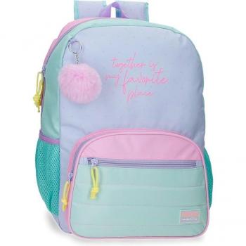 Mochila Movom My Favourite Place 42cm con diseño multicolor y bolsillos laterales