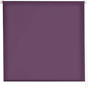 Estor Enrollable Translúcido Liso Easyfix 90 x 180 cm Color Violeta
