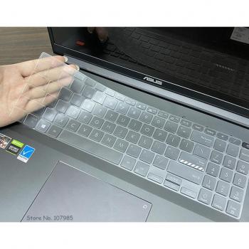 Funda Protectora Transparente de Silicona TPU para Teclado ASUS Vivobook Pro 15 OLED K3500 M3500