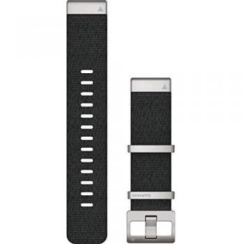 Correa Garmin QuickFit 22 mm de Nylon Jacquard Negra para Smartwatch