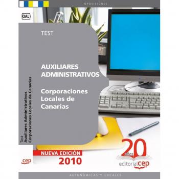Auxiliares Administrativos Corporaciones Locales de Canarias. Test