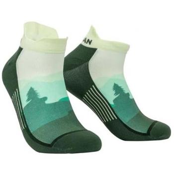 Calcetines de running Adventure Speed Tab verdes para adultos - Nathan