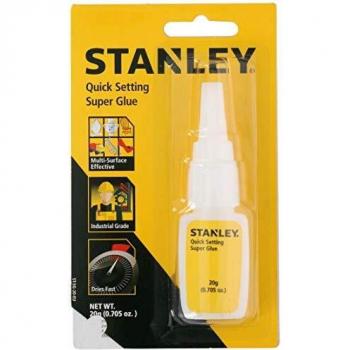 Super glue ECA 20g 1pc marca STANLEY
