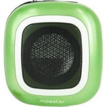 Mooster PCS71903DS931G - Mini altavoz con toma de 3.5 mm, color verde
