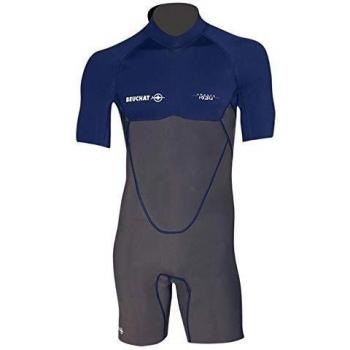 Beuchat Atoll ZD 2mm Hombre Shorty, Men's, Azul/Gris, S