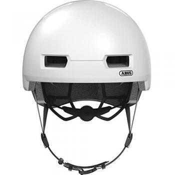 ABUS SKURB ACE Silver White Bicycle Helmet Size L