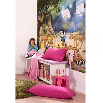 Komar 1 – Disney Nieve Blanco Papel Pintado, Vinilo, Multicolor, 4 Piezas