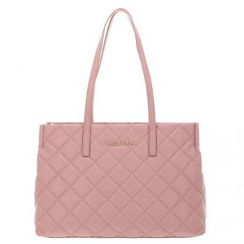 Valentino Ocarina Pink Quilted Shopper Bag with Laptop Compartment