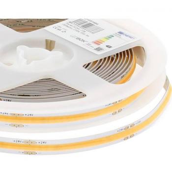 Tira LED monocolor COB DC24V 5m (320LED/m) 60W IP20 blanco frío