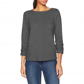 Only Onlsarah 3/4 Top Jrs, Camisa Manga Larga para Mujer, Gris Dark Grey Melange, 38