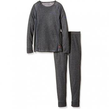 VAUDE yalca tipo bóxer de T-Shirt, otoño/invierno, infantil, color Gris - negro, tamaño 4 años