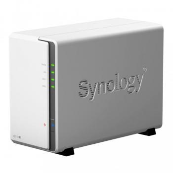Synology DiskStation DS220j NAS Mini Tower Ethernet Blanco Realtek RTD1296 1.4GHz 512MB DDR4 2 Bahías 2.5/3.5 RJ-45 Gigabit 2xUSB