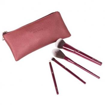 Set de 4 brochas de lujo Burgundy Maiko