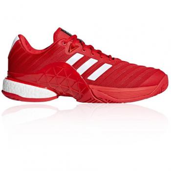 Adidas Barricade 2018 Boost, Zapatillas de Tenis para Hombre, Rojo