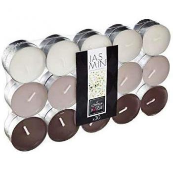 ATMOSPHERA 76204 Velas Jazmín, Paquete de 30 Unidades