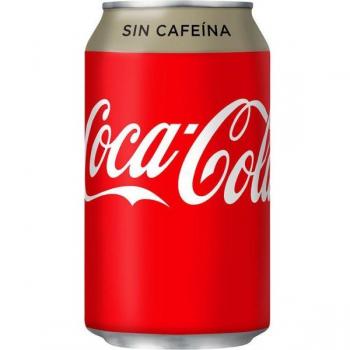 Coca-Cola Sin Cafeína Lata 33cl Caja 24 Unidades