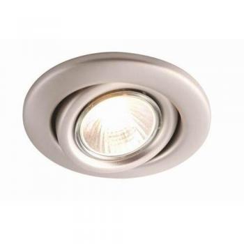 Foco empotrable inclinable de latón GU10 230V 50W máx. - Knightsbridge