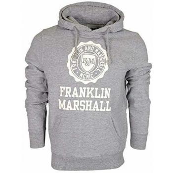 Franklin E Marshall - Sudadera para Hombre, 3 Colores, Art. 065A Sport Grey Melange 50