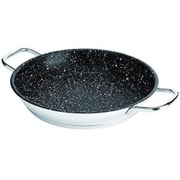 PAELLERA ACERO ASAS INOX INDUCCIOM PIEDRA 36 CM