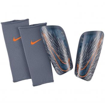 Nike NK Merc LT GRD Espinilleras Fútbol Unisex Adulto, Hyper Crimson/Armory Blue, S