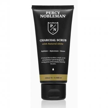 Percy Nobleman Charcoal Scrub Exfoliating Face Cleanser 3-in-1 100 ml