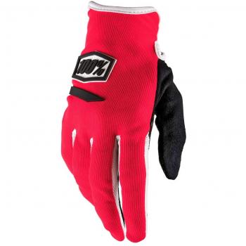 Inconnu 100% ridecamp Guante de montaña Unisex, Rojo