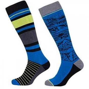 Protest Adventurer Calcetines Esquí, Hombre, Sporty Blue, 39-42