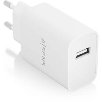 Cargador de Pared Aisens A110-0853 con Puerto USB de 10.5W y Alta Eficiencia
