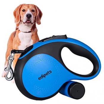 Correa Extensible Edipets con Dispensador de Bolsas y Sistema de Frenado para Perros (5 y 8 Metros)
