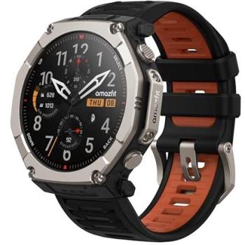 Amazfit T-Rex Ultra 2 Smartwatch Titanio 51 mm AMOLED GPS 10ATM Resistente al Agua
