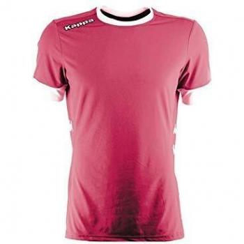 Kappa Pistoia SS Camiseta Fútbol, Unisex, Fucsia/Blanco, XL