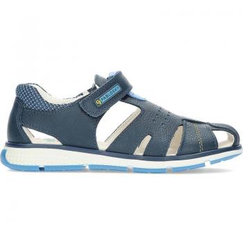 Sandalias PABLOSKY 510325 Azul Niño, sandalias de niño de piel con cierre adherente, modelo marino
