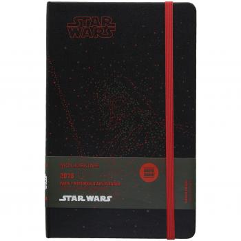 Moleskine Agenda semanal 2018, edición limitada Star Wars Darth Vader, de 12 meses, tamaño grande y tapa dura